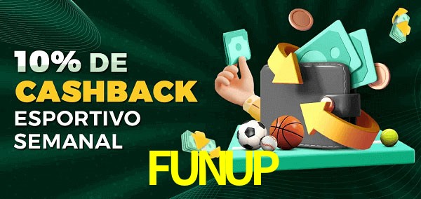10% de bônus de cashback na FUNUP